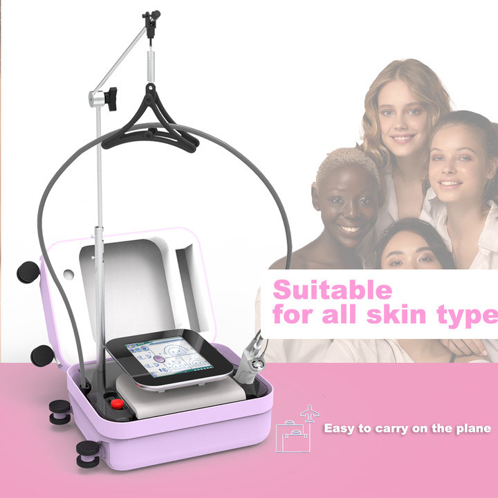 Equipo de belleza portátil de Alexandrite Mini Smart Touch Fuente de alimentación parte Bison Light And Easy 755nm Mini máquina de depilación láser de Alexandrite 755nm